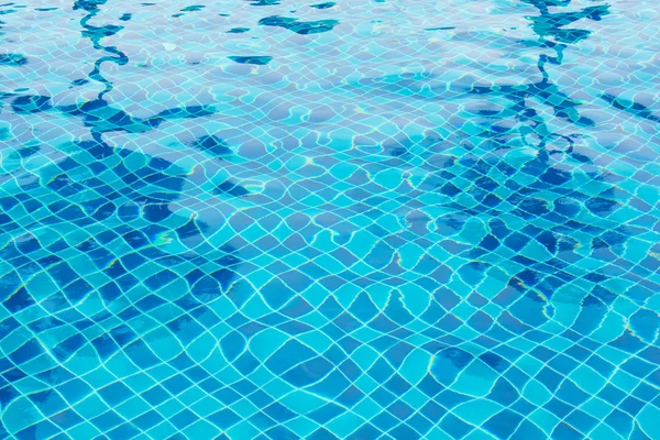 Água da piscina azul — Fotografia de Stock