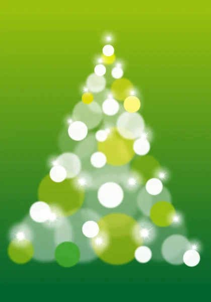 Árbol de Navidad abstracto, vector — Vector de stock