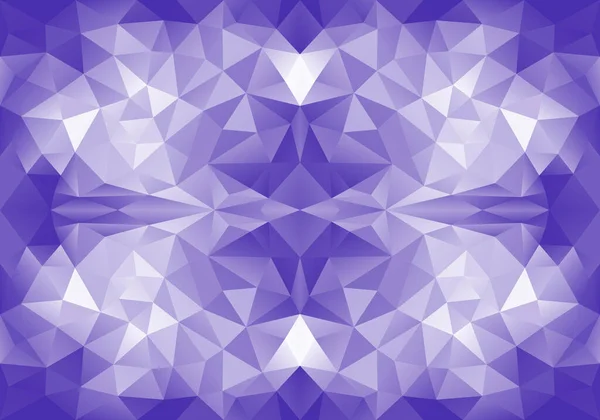 Zeer Peri Abstract Geometrisch Polygon Patroon Naadloze Vector Achtergrond — Stockvector