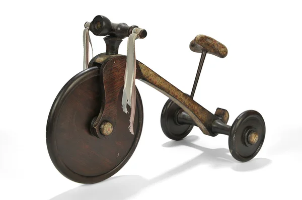 Children's tricycle on a white background — Stock Photo, Image