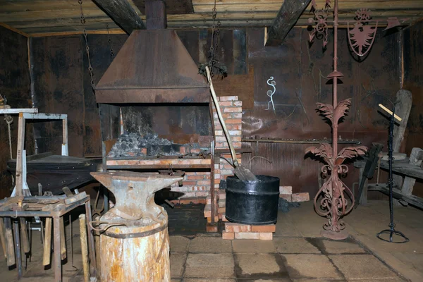 Interior of the forge — Stock Photo, Image