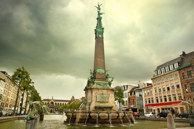 Çeşme onuruna jules anspach, brussels, Belçika