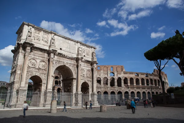 Constantines arc i Rom, Italien — Stockfoto