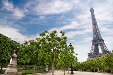 Eiffel tower in Paris, France clipart