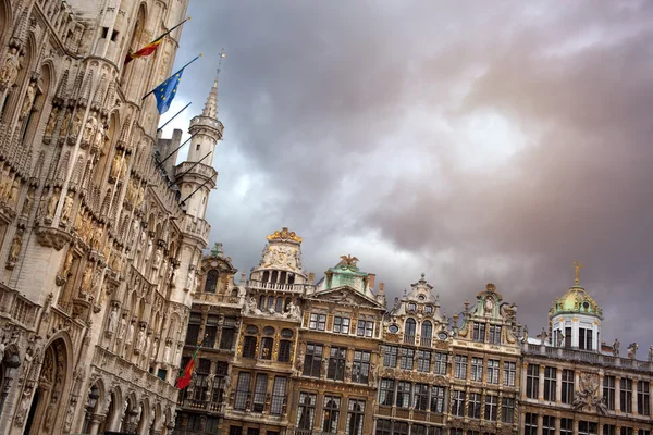 Grand place, Brusel, Belgie — Stock fotografie