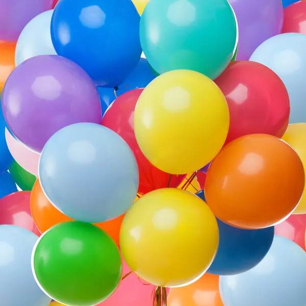 Farbe Luftballons Hintergrund — Stockfoto