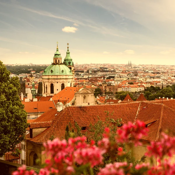 View of Prague in summer — Stock Photo, Image