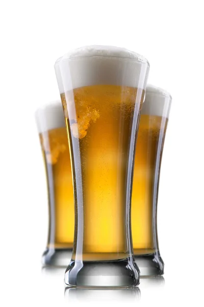 Bier im Glas — Stockfoto