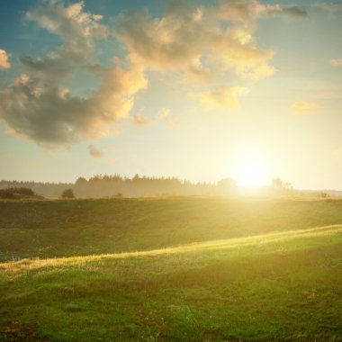 Sunset bulvarında manzara