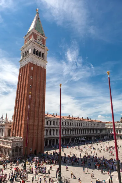 San marco placu w Wenecji, Włochy — Zdjęcie stockowe