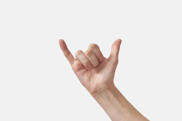 알파벳 스펠링 Finger Spelling 배경에 아메리카 알파벳 — 스톡 사진