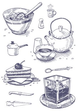 yemek ve mutfak gereçleri