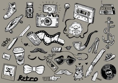 Hipster karalamalar