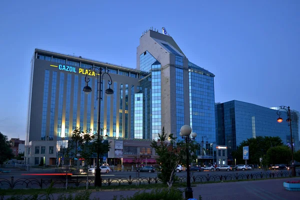 gazoil plaza. Tyumen. Rusya.