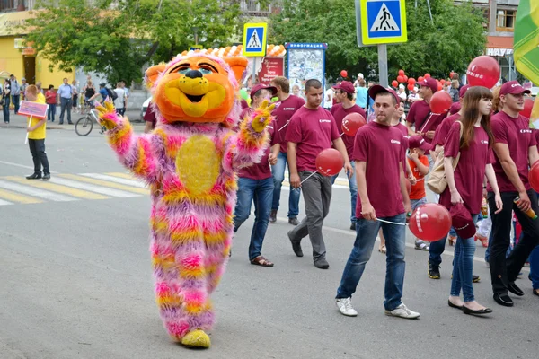 Festa, sfilata, festa, carnevale, feste, persone, persone — Foto Stock