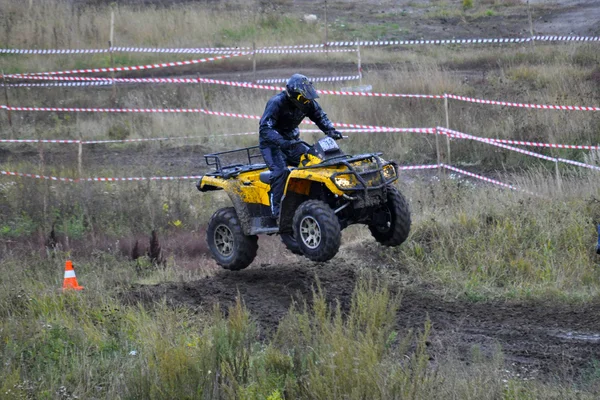 Official closing of a season of driving on ATVs took place in Ty — Stock Photo, Image