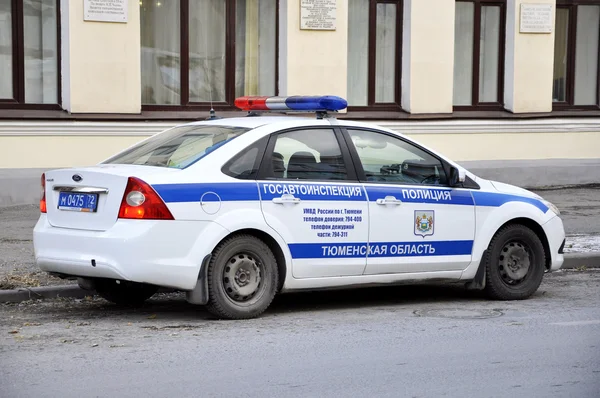 Spezialtransporte. Polizeiauto. — Stockfoto