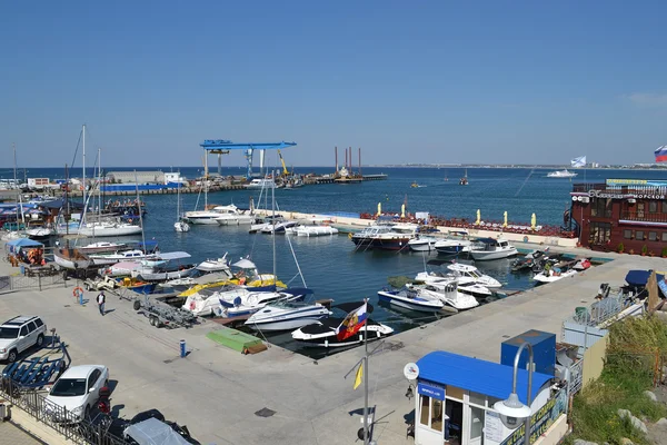 Port, the mooring in Anapa, Krasnodar Krai — Stock Photo, Image