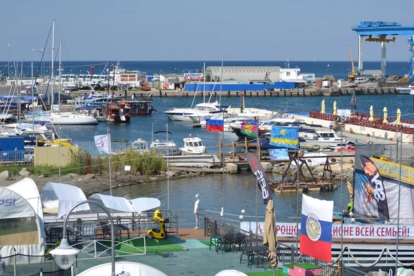 Port, the mooring in Anapa, Krasnodar Krai — Stock Photo, Image