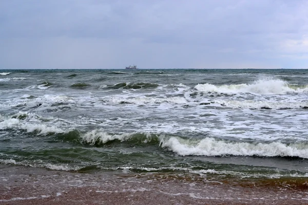 Hullámok, a Fekete-tenger, anapa, Krasznodari határterület. — Stock Fotó