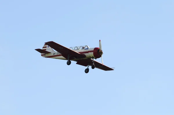 Show aéreo "Em visita a Utair". Tyumen, Rússia . — Fotografia de Stock