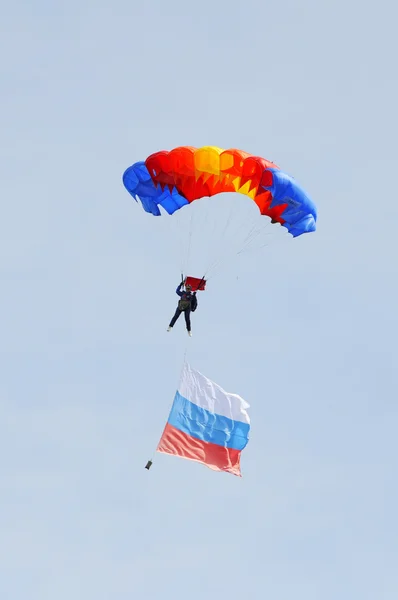 Hava gösteri "utair ziyarette". Tyumen, Rusya. 16.08.2014. — Stok fotoğraf