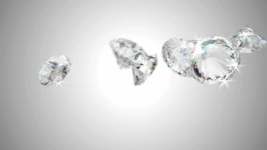 büyük elmas akışı yavaş hareket ile