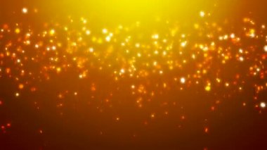 Loopable turuncu glitter ve degrade arka plan üzerinde parıldıyor