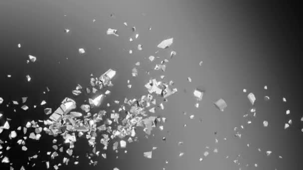 L'espoir est perdu. Destruction de mots chromés. Canal alpha inclus 