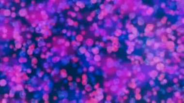 Splash of colored bubbles and lights