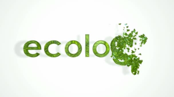 Ecologie, vervuiling en milieu — Stockvideo