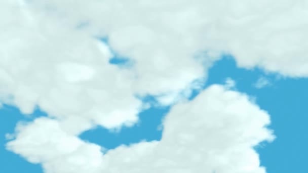 Loopable Clouds and blue sky — Stock Video