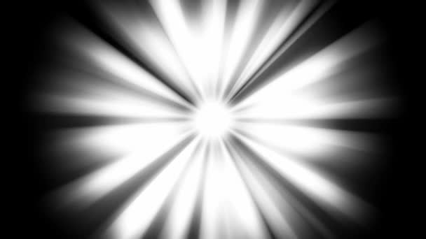 faisceaux lumineux : étoile brillante bouclable dans l'obscurité 