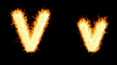 loopable v karakter, sermaye yanma ve küçük.