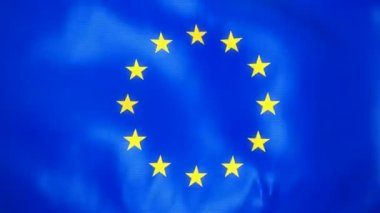 loopable sallanan Avrupa Birliği bayrağı