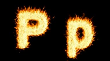 loopable p karakter, sermaye yanma ve küçük.