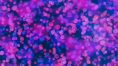 Splash of colored bubbles and lights.