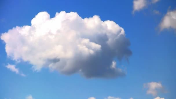 Небеса - Хмари і блакитне небо . — стокове відео