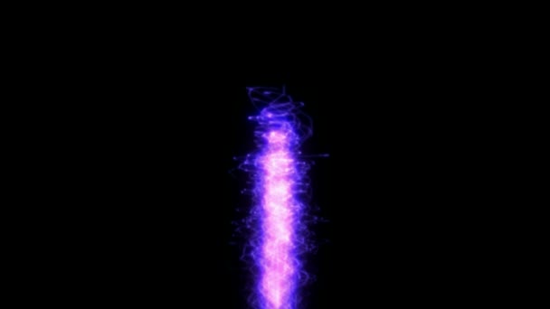 Astratto turbinio lilla con percorsi veloci — Video Stock