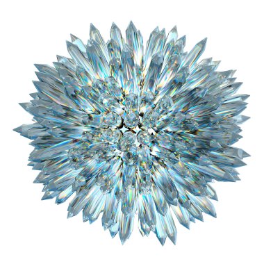 Akut sütunları isolatred ile kristal küre