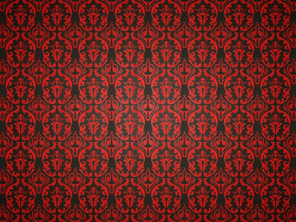 ワニ皮の背景に赤のビクトリア朝の飾り — ストック写真