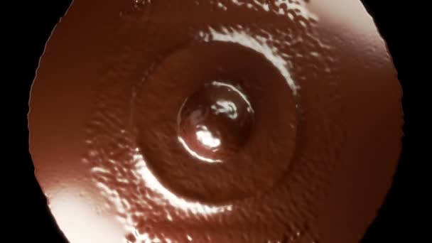 Tartinade au chocolat chaud : remplir l'écran. Alpha mat 