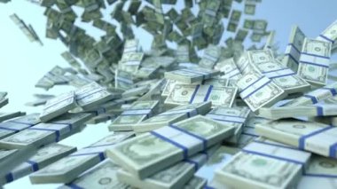 hareket akışı ve mavi gökyüzü hızımızı Doları demetleri. Alfa mat