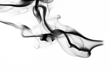 soyut beyaz duman desen ve beyaz üzerinde şekil