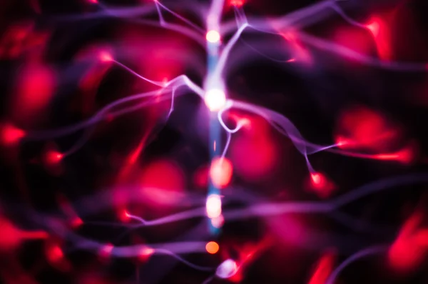 Science abstract: Plasma gas and traces pattern — Stock Photo, Image