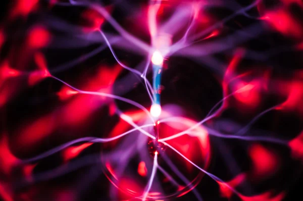 Resumen científico: haces de luz de plasma — Foto de Stock