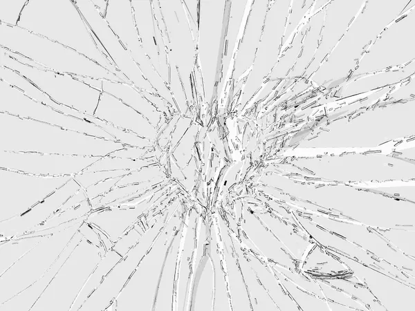 kırık cam kalp şekli