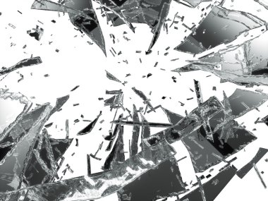 kırık cam kırıkları