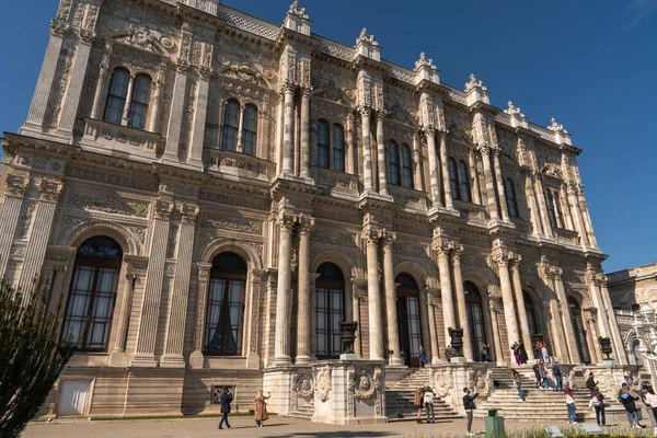 Dolmabahce Sultan Palace Tourism Sightseeing Istanbul Captured March 2021 — Stock Photo, Image