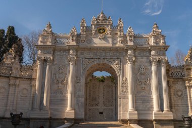 Dolmabahce Sultan Sarayı. İstanbul 'da turizm ve gezi. Ele geçirilen Mart 2021.